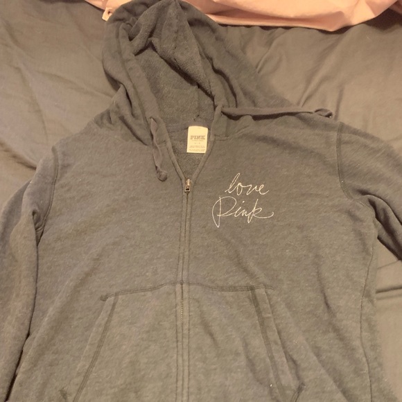 Large grey VS Pink full zip jacket - Picture 2 of 2